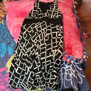 Black and white dress